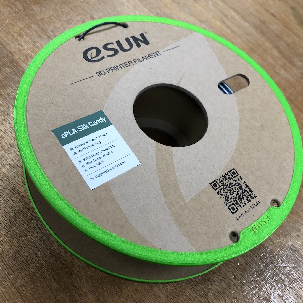 Printed spool edges